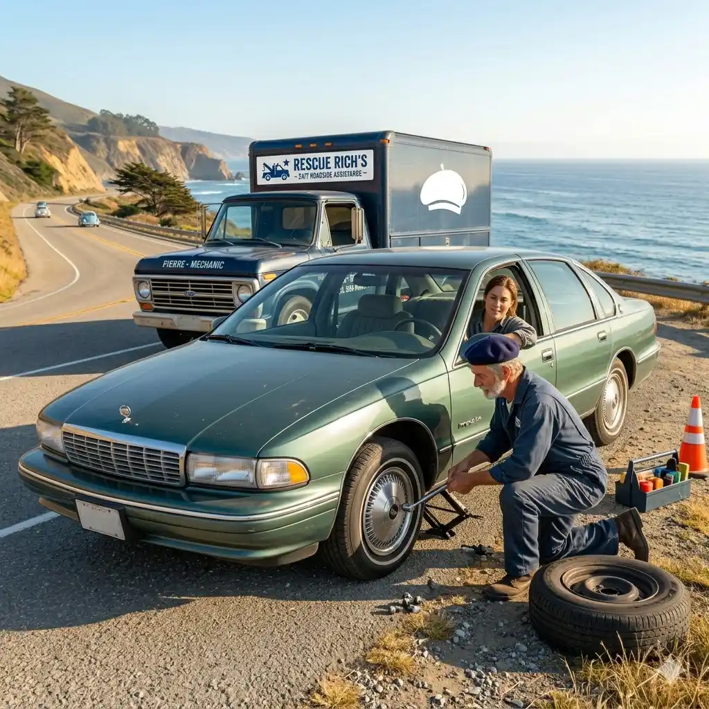 Helping a stranded driver